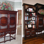 Before and After Entertainment Center