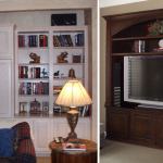 Before and After Entertainment Center