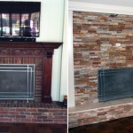 Before and After Fireplace