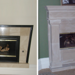 Before and After Fireplace